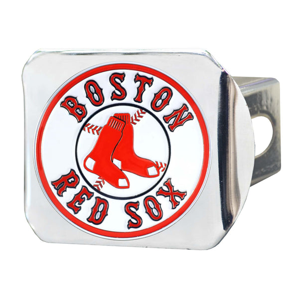 MLB - Boston Red Sox Color On Chrome Hitch Cover