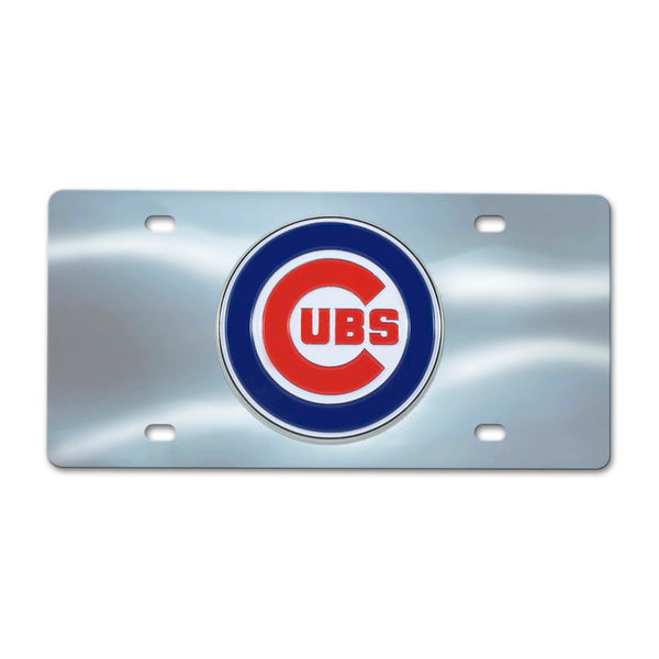 MLB - Chicago Cubs Chrome Diecast License Plate