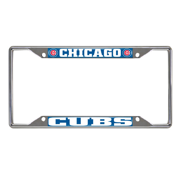 MLB - Chicago Cubs Chrome License Plate Frame