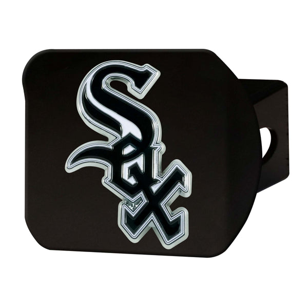 MLB - Chicago White Sox Color on Black Hitch Cover