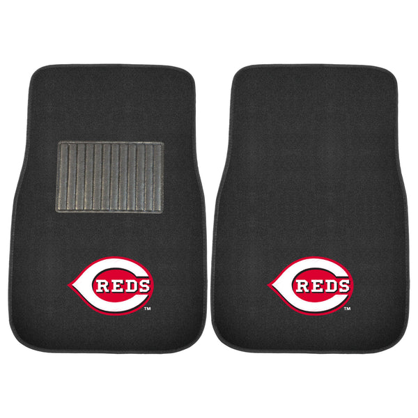 MLB - Cincinnati Reds 2-pc Embroidered Car Mat Set