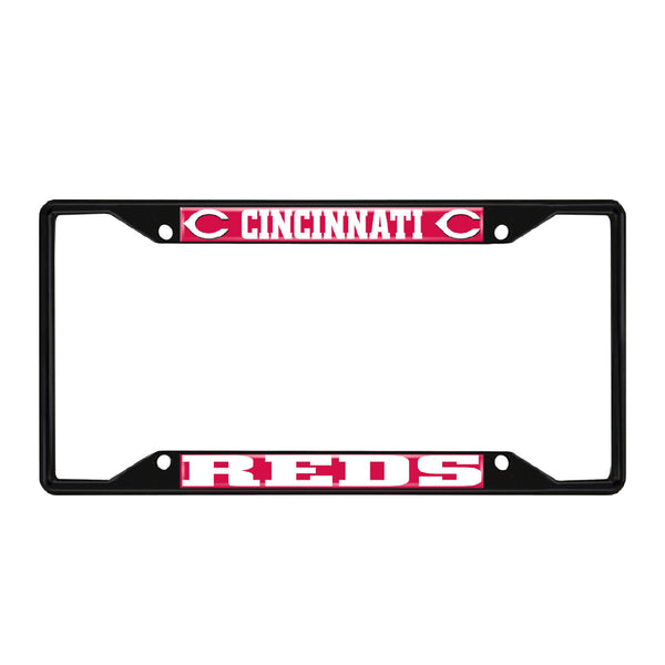 MLB - Cincinnati Reds Black License Plate Frame
