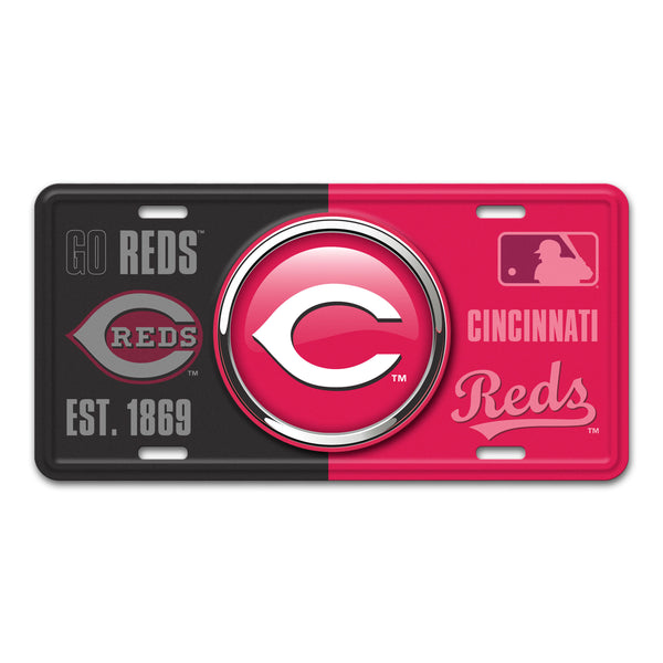 MLB - Cincinnati Reds Embossed Metal License Plate