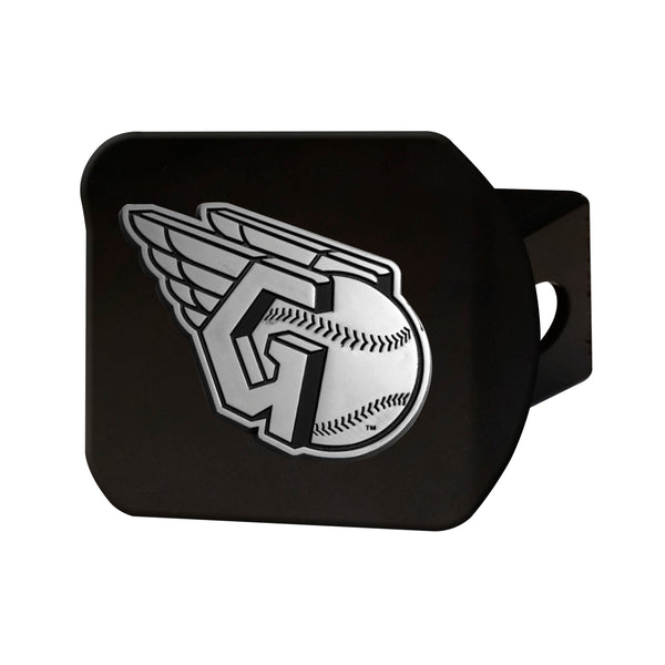 MLB - Cleveland Guardians Chrome on Black Hitch Cover