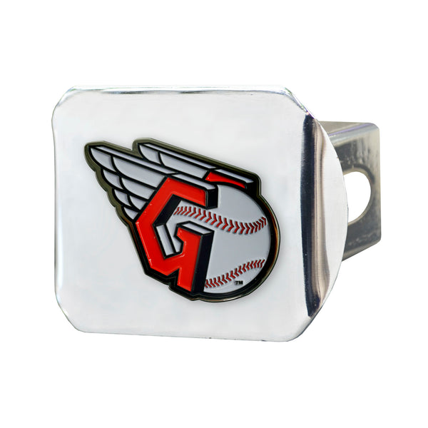 MLB - Cleveland Guardians Color On Chrome Hitch Cover