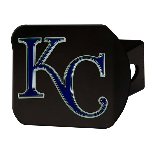 MLB - Kansas City Royals Color On Black Hitch Cover