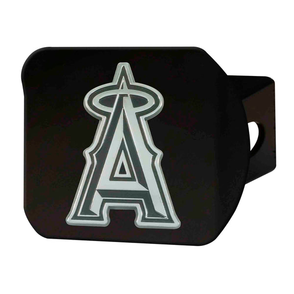 MLB - Los Angeles Angels Chrome on Black Hitch Cover