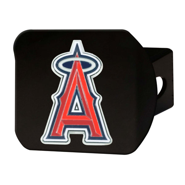 MLB - Los Angeles Angels Color on Black Hitch Cover