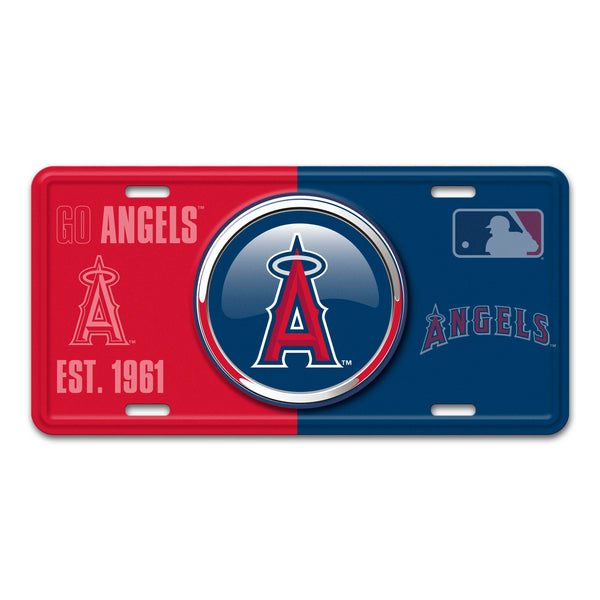 MLB - Los Angeles Angels Embossed Metal License Plate