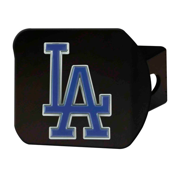 MLB - Los Angeles Dodgers Color On Black Hitch Cover