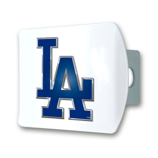 MLB - Los Angeles Dodgers Color On White Hitch Cover