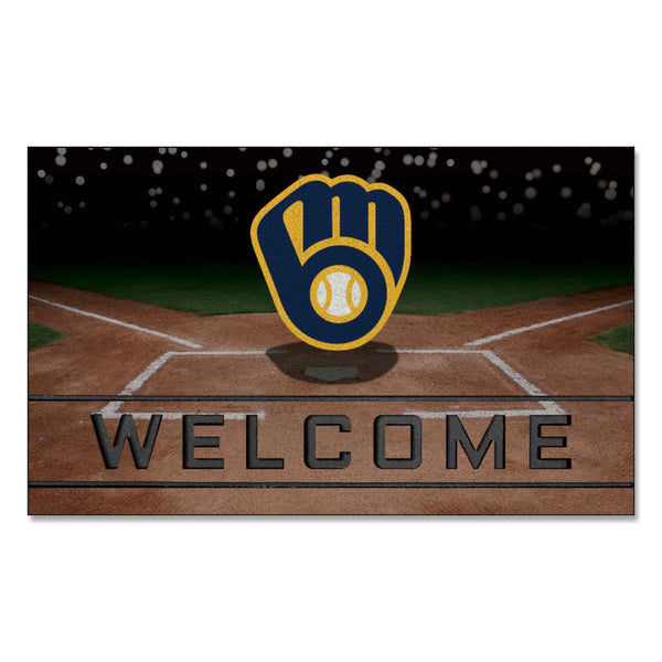 MLB - Milwaukee Brewers Crumb Rubber Door Mat