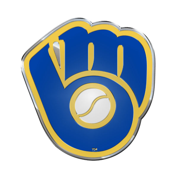 MLB - Milwaukee Brewers Embossed Color Emblem