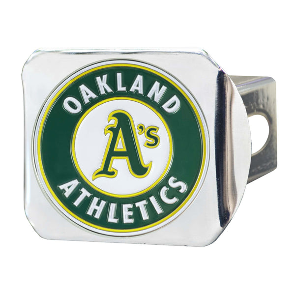 MLB - Oakland Athletics Color On Chrome Hitch Cover