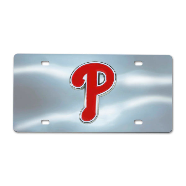 MLB - Philadelphia Phillies Chrome Diecast License Plate