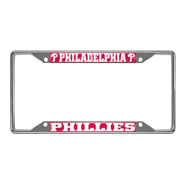 MLB - Philadelphia Phillies Chrome License Plate Frame