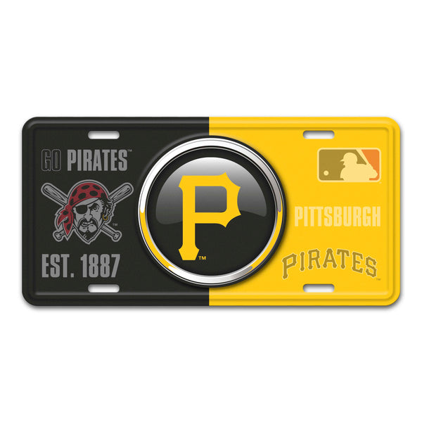 MLB - Pittsburgh Pirates Embossed Metal License Plate
