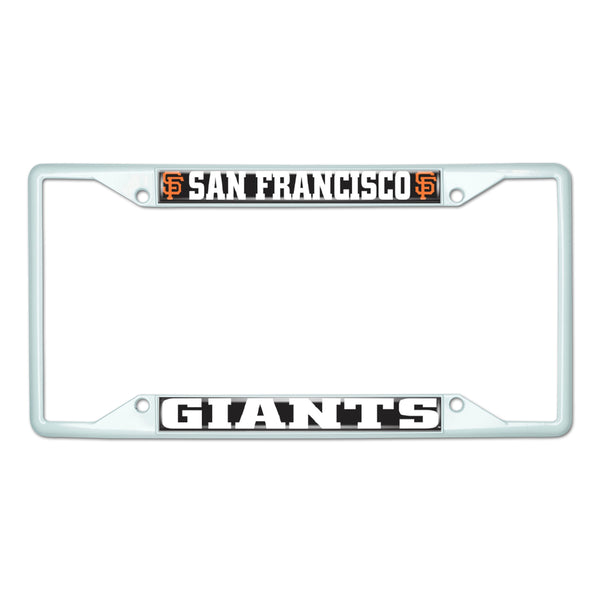 MLB - San Francisco Giants-White License Plate Frame