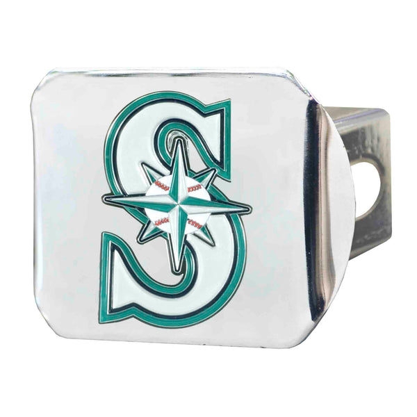MLB - Seattle Mariners Color On Chrome Hitch Cover