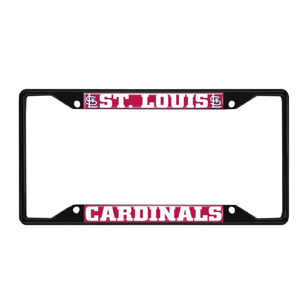 MLB - St. Louis Cardinals Black License Plate Frame