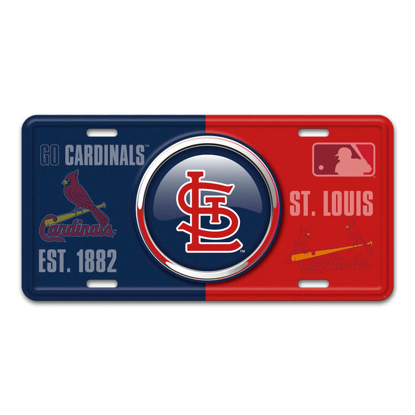 MLB - St. Louis Cardinals Embossed Metal License Plate