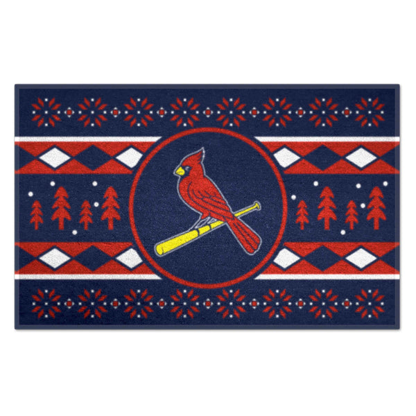 MLB - St. Louis Cardinals Starter Mat - Holiday Sweater