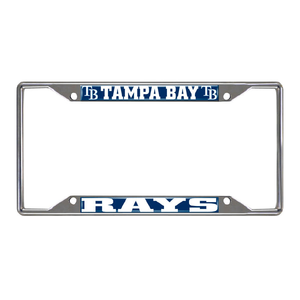 MLB - Tampa Bay Rays Chrome License Plate Frame