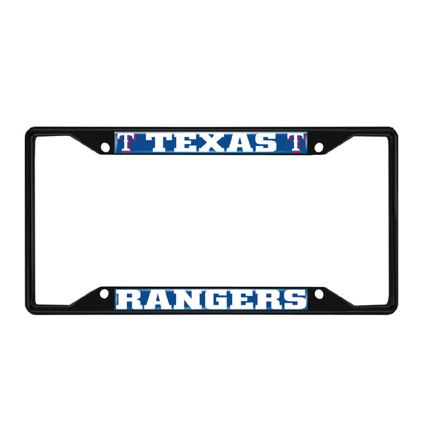 MLB - Texas Rangers Black License Plate Frame