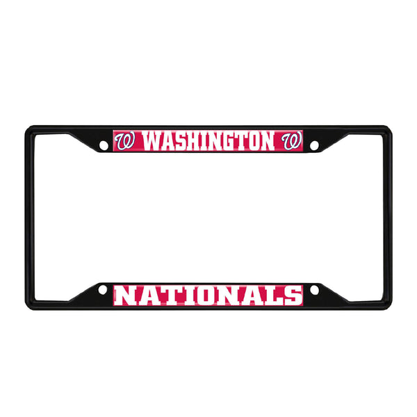 MLB - Washington Nationals Black License Plate Frame