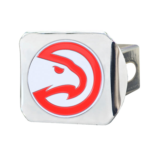 NBA - Atlanta Hawks Color on Chrome Hitch Cover