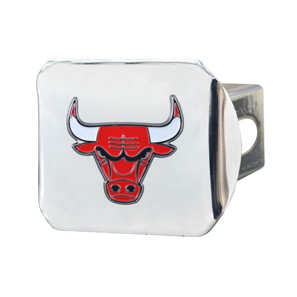 NBA - Chicago Bulls Color On Chrome Hitch Cover