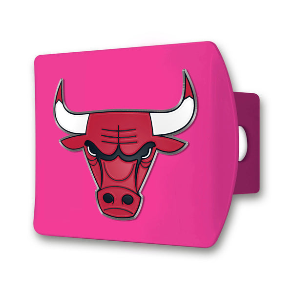 NBA - Chicago Bulls Color on Pink Hitch Cover