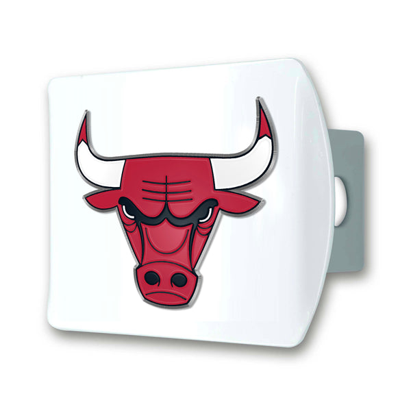 NBA - Chicago Bulls Color on White Hitch Cover