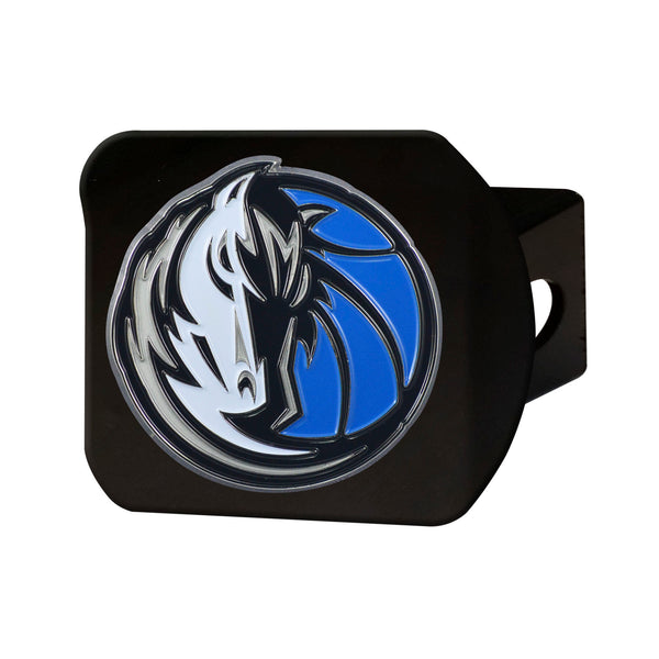 NBA - Dallas Mavericks Color On Black Hitch Cover