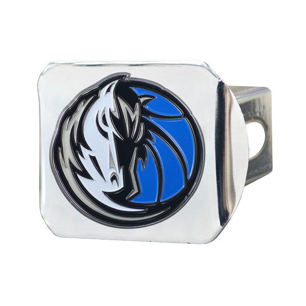 NBA - Dallas Mavericks Color on Chrome Hitch Cover