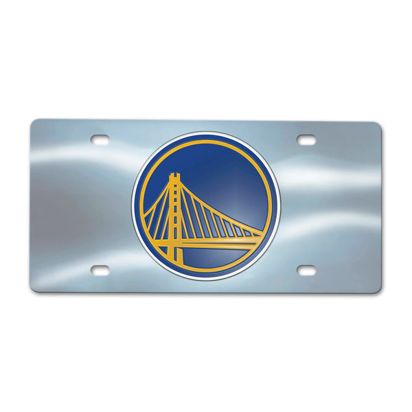 NBA - Golden State Warriors Chrome Diecast License Plate