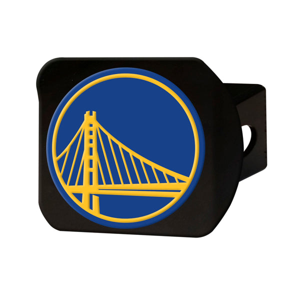 NBA - Golden State Warriors Color On Black Hitch Cover