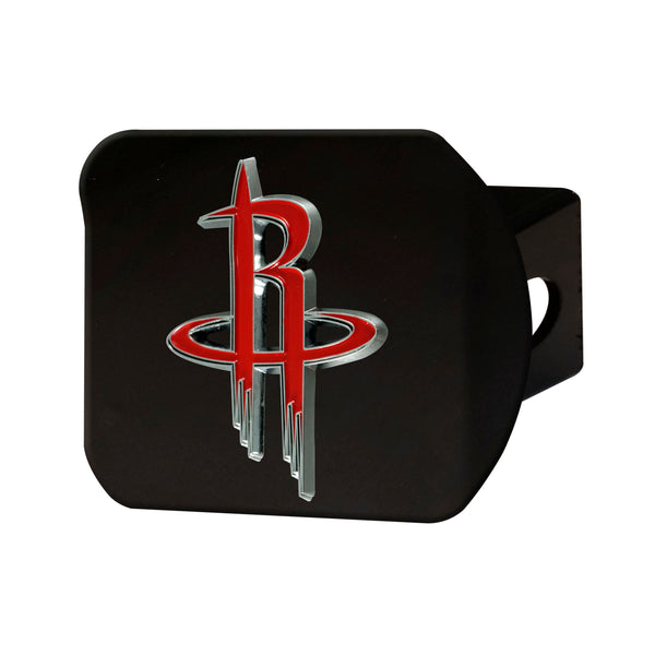 NBA - Houston Rockets Color On Black Hitch Cover