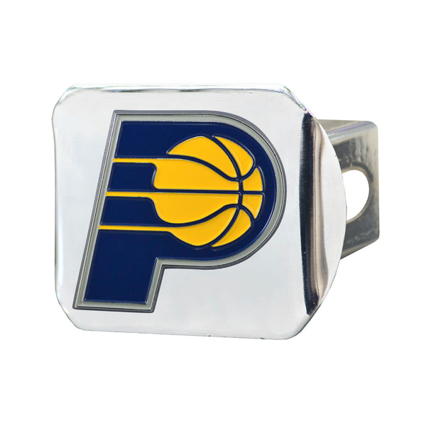 NBA - Indiana Pacers Color on Chrome Hitch Cover