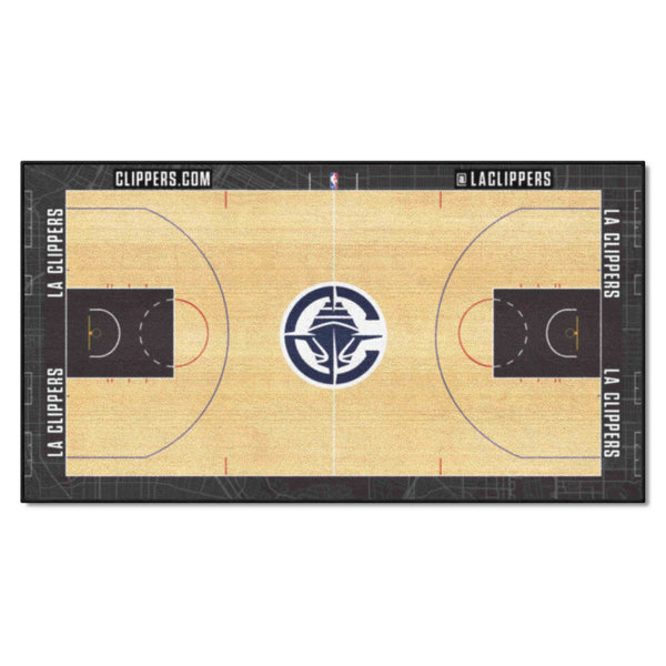 NBA - Los Angeles Clippers NBA Court Large Runner