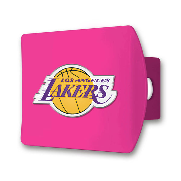 NBA - Los Angeles Lakers Color On Pink Hitch Cover