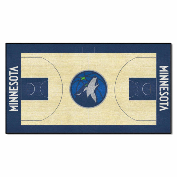 NBA - Minnesota Timberwolves NBA Court Large Runner