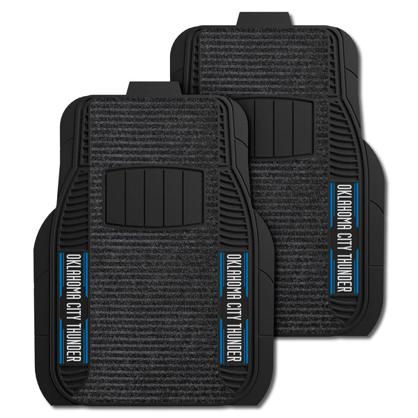 NBA - Oklahoma City Thunder 2-pc Deluxe Car Mat Set