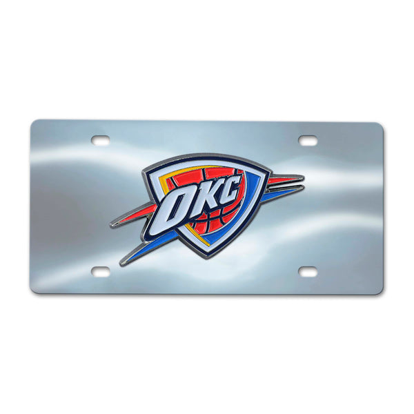 NBA - Oklahoma City Thunder Chrome Diecast License Plate