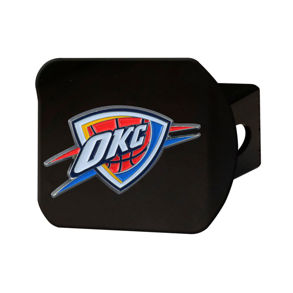 NBA - Oklahoma City Thunder Color On Black Hitch Cover