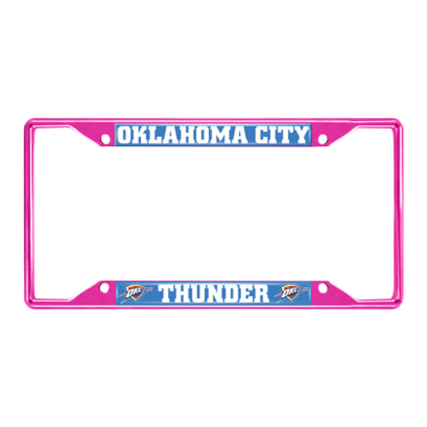NBA - Oklahoma City Thunder Pink License Plate Frame