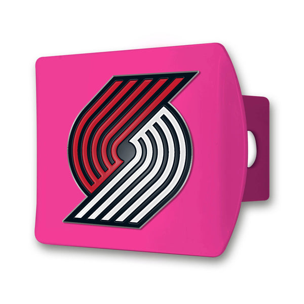 NBA - Portland Trail Blazers Color on Pink Hitch Cover