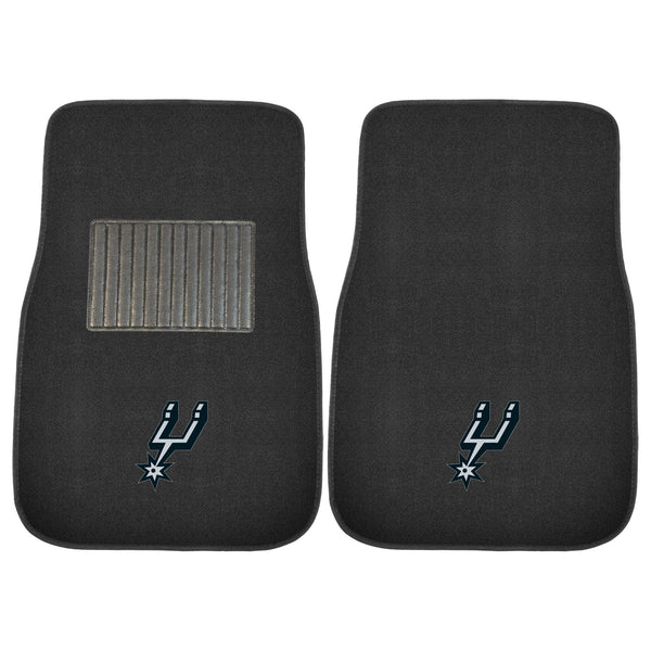 NBA - San Antonio Spurs 2-pc Embroidered Car Mat Set