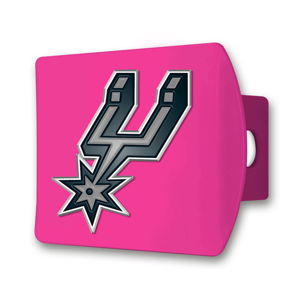 NBA - San Antonio Spurs Color On Pink Hitch Cover
