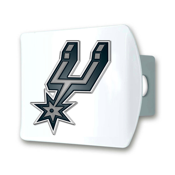 NBA - San Antonio Spurs Color On White Hitch Cover